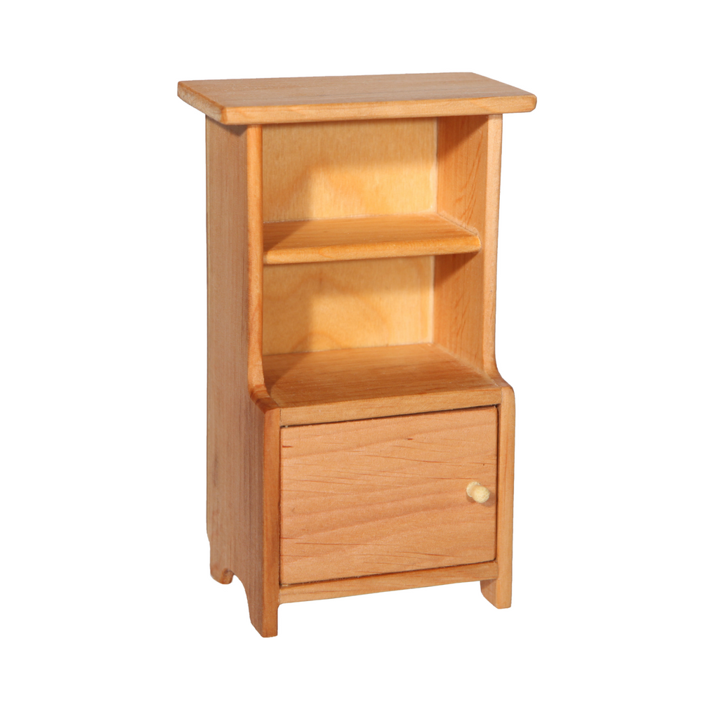 Miniature Wooden Dollhouse Cupboard