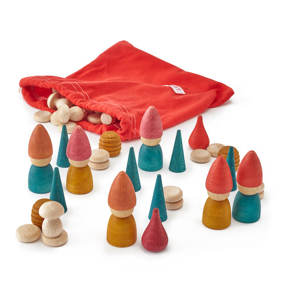 Gnome Peg Doll Set 