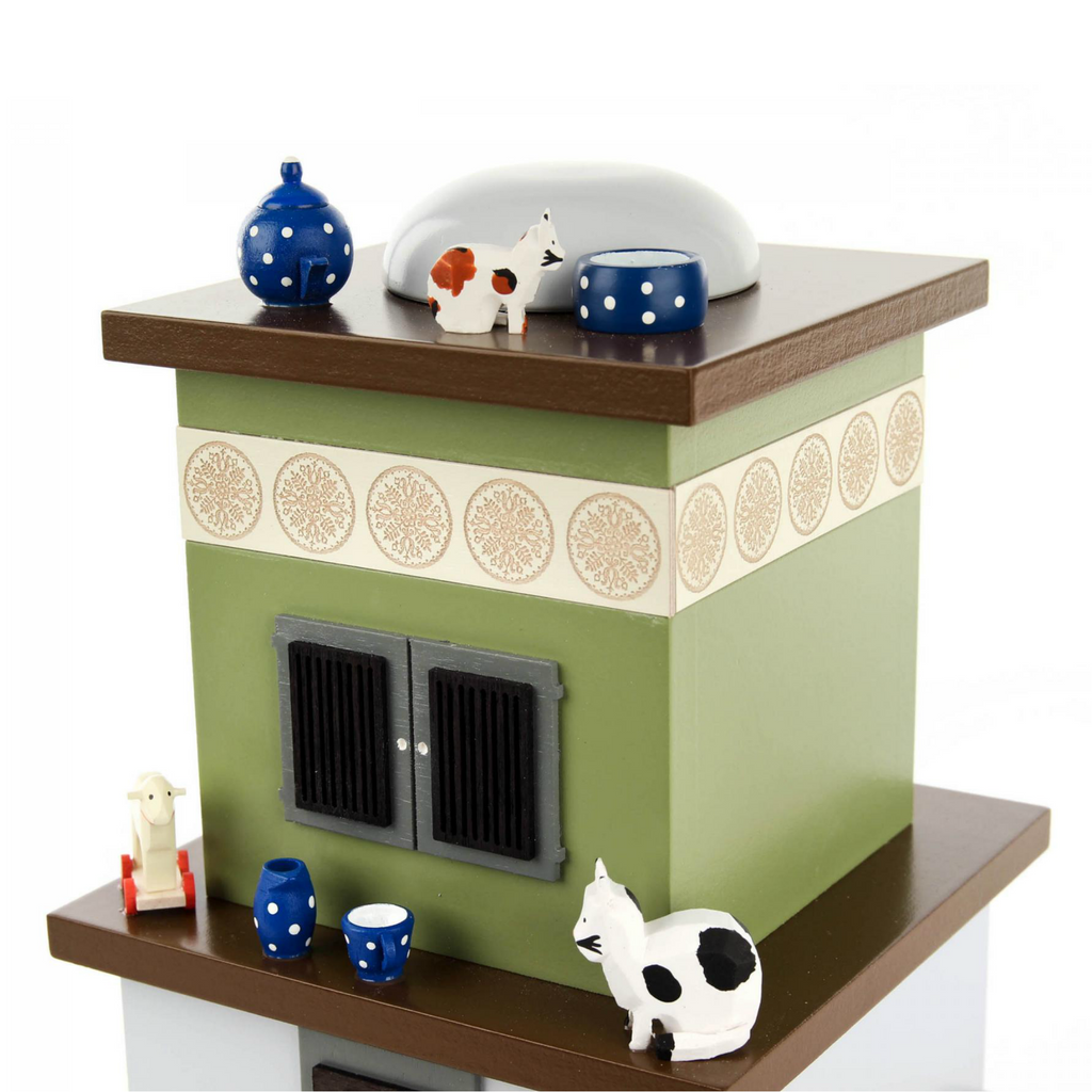 Wooden Oven Tealight Candle Holder