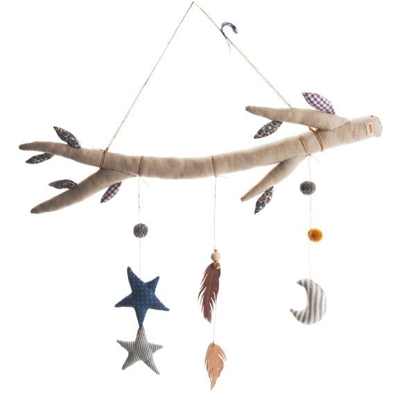 Yume Large Blue Branch Mobile