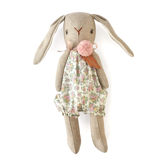 Yume Pink Floral Romper Bunny 