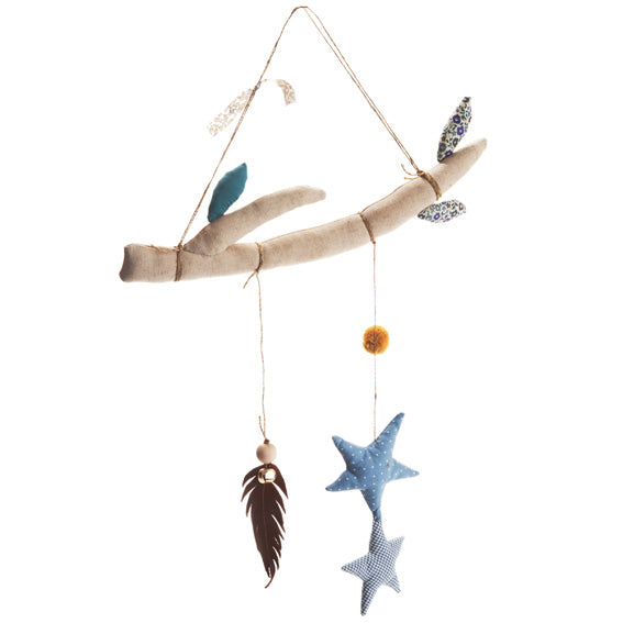 Yume Small Blue Branch Mobile 